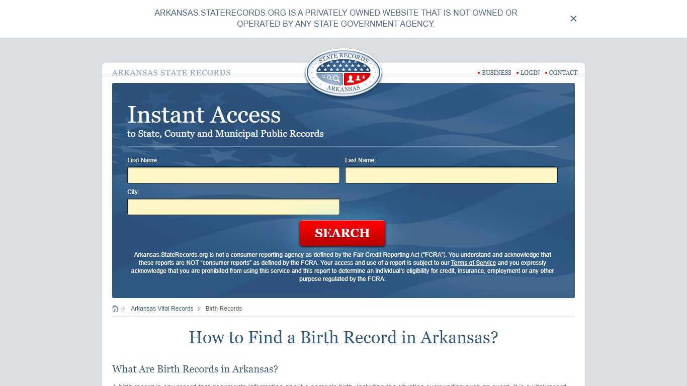 How to Find a Birth Record in Arkansas?