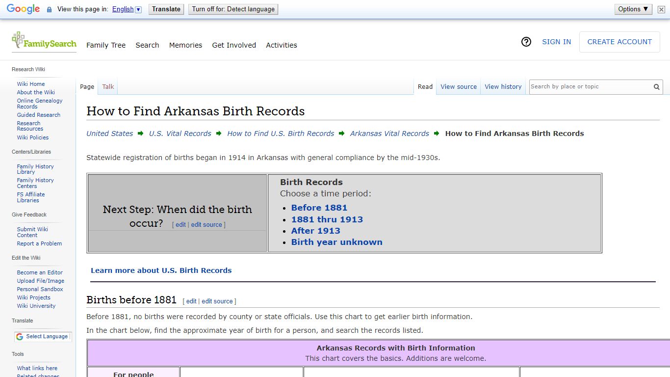 How to Find Arkansas Birth Records • FamilySearch